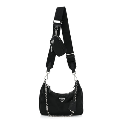 Prada Nylon Re-Edition 2005 Shoulder Bag Black 1 of 8
