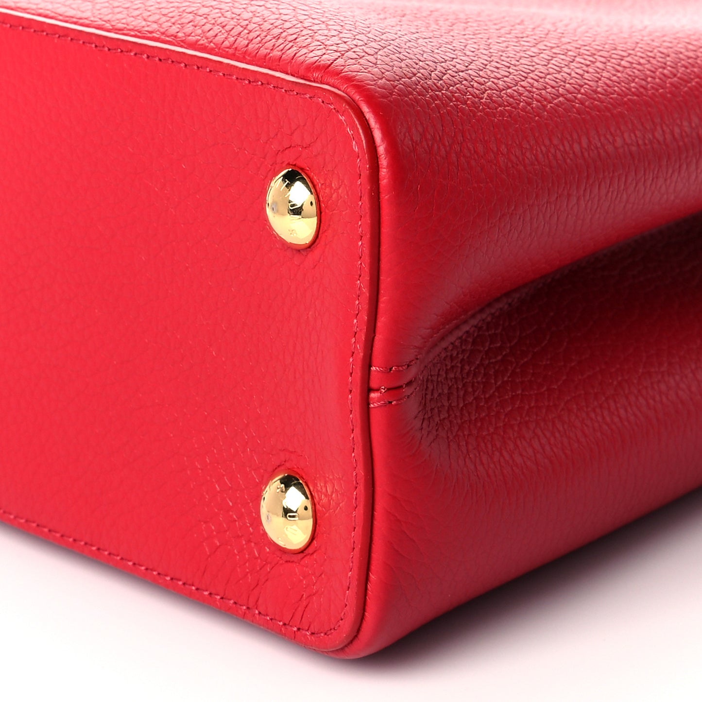 Taurillon Python Capucines PM Scarlet