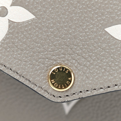 Louis Vuitton Empreinte Monogram Giant Felicie Pochette Tourterelle Creme 7 of 8