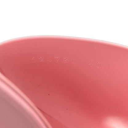 Gucci Rubber Gucci Logo Womens Platform 20/60mm Slide Sandals 40 Wild Rose 9 of 10