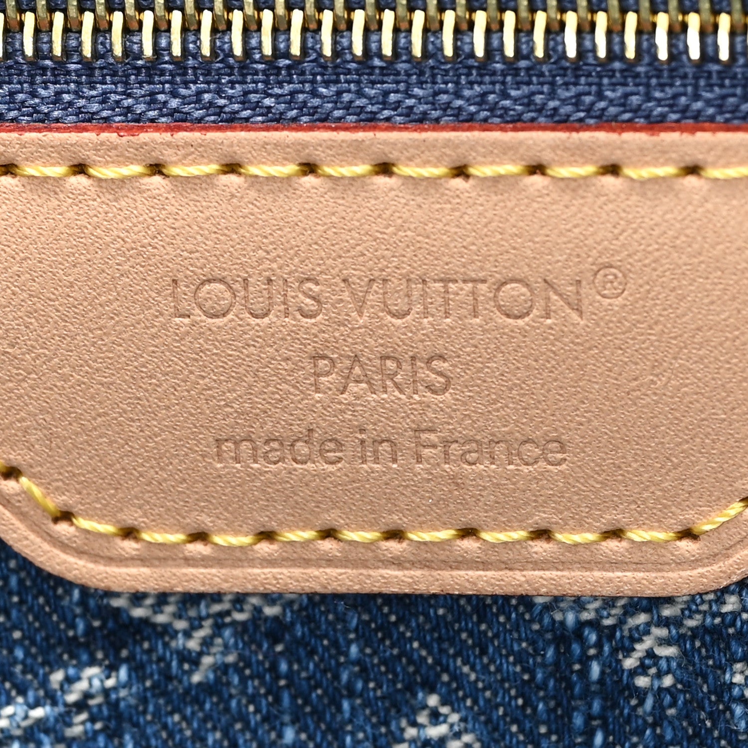 Louis Vuitton Monogram Denim Neo Neverfull MM Blue 7 of 11