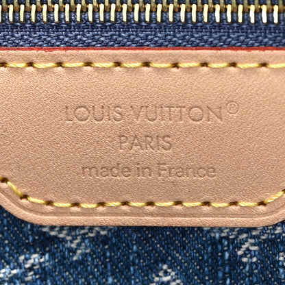 Louis Vuitton Monogram Denim Neo Neverfull MM Blue 7 of 11