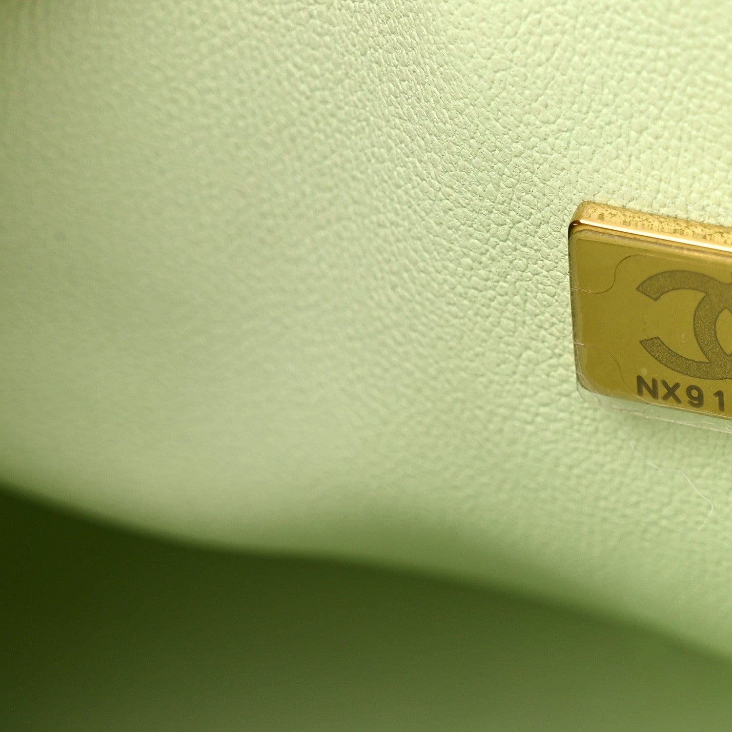Chanel Caviar Quilted Small Double Flap Light Green 6 of 10
