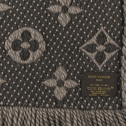 Louis Vuitton Wool Silk Logomania Scarf Verone 3 of 3