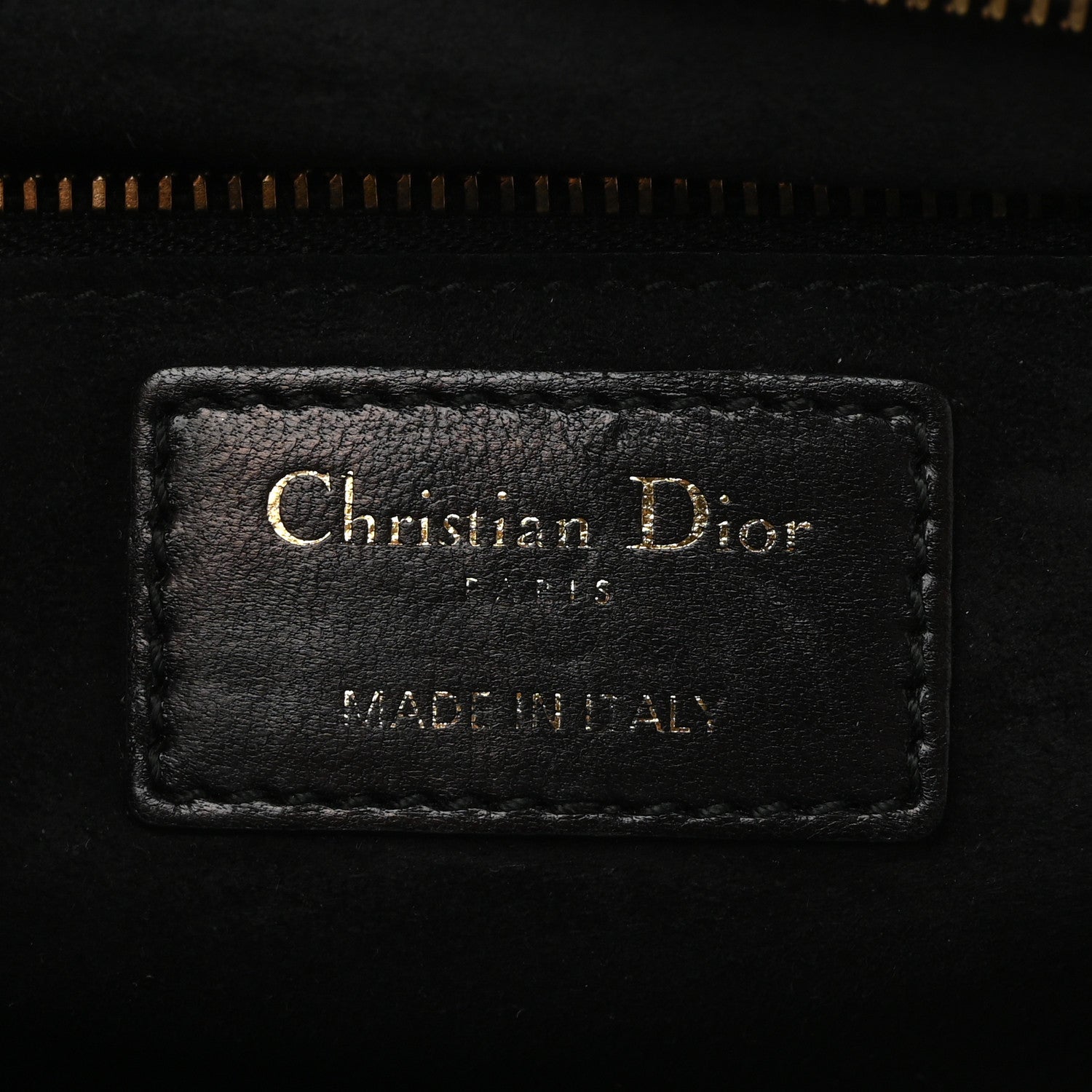 Christian Dior Lambskin Cannage Studded Large Dioraddict Flap Bag Black 6 of 10