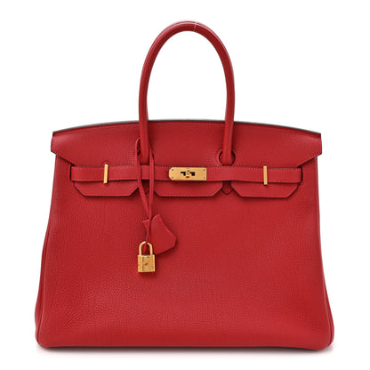 Hermes Togo Birkin 35 Rouge Vif 1 of 16