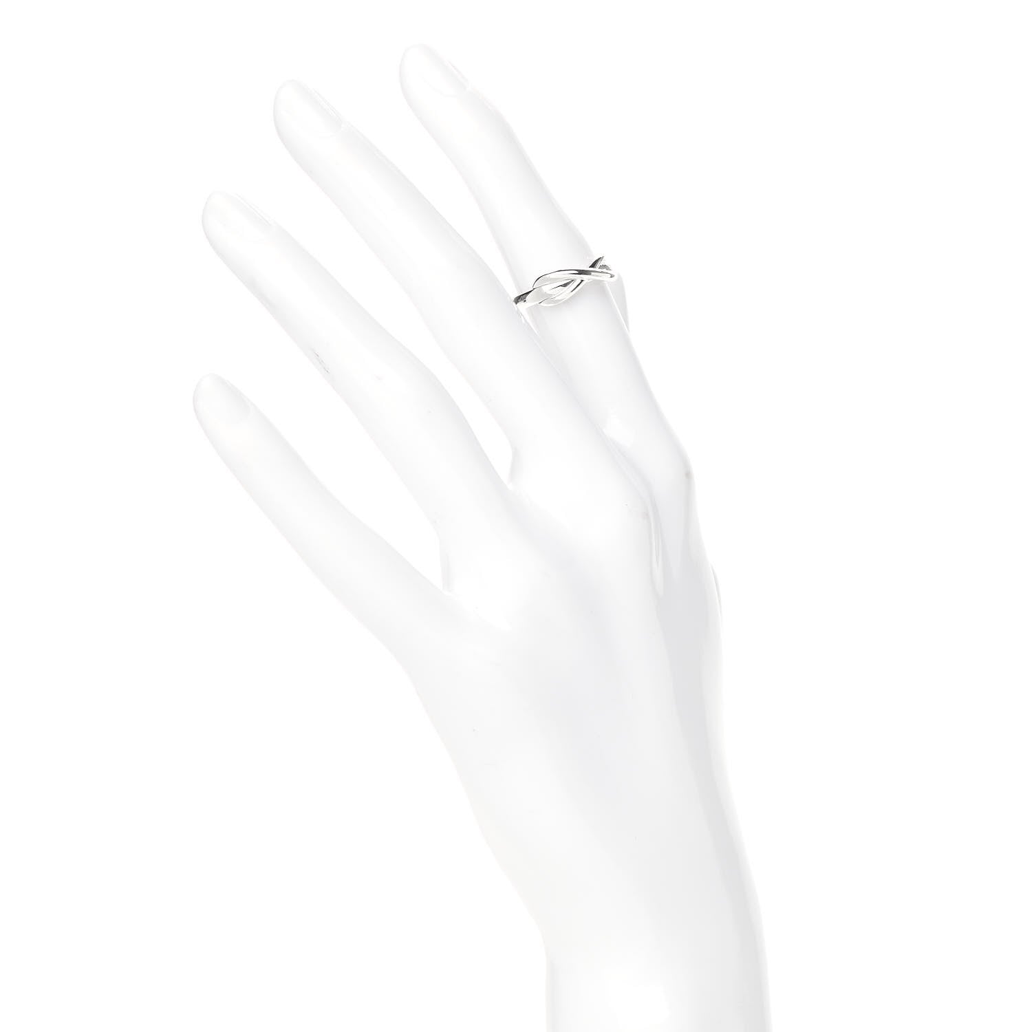 Tiffany Sterling Silver Infinity Ring 46 3.75 2 of 4