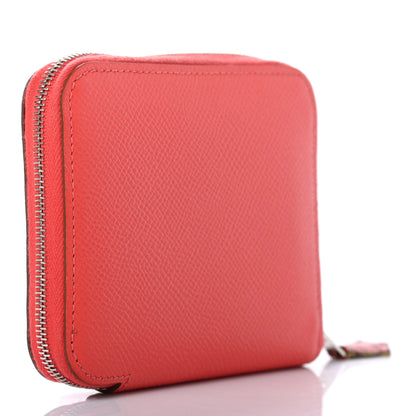 Hermes Epsom Silk'in Compact Wallet Rose Jaipur 3 of 7