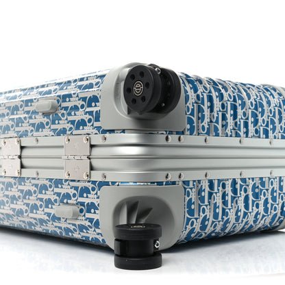 Christian Dior X RIMOWA Aluminum Gradient Cabin Luggage Blue Multi 8 of 9