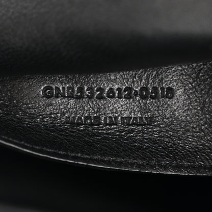 Saint Laurent Lambskin Matelasse Monogram Medium Vicky Chain Bag Black 7 of 11