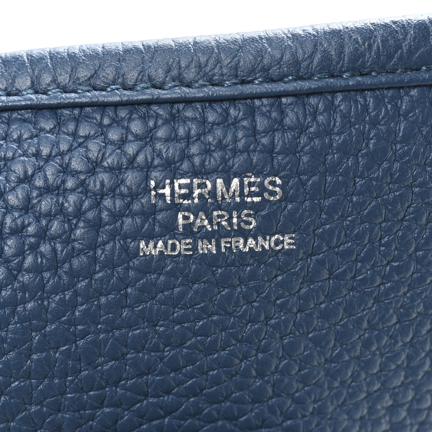 Hermes Taurillon Clemence Amazone Evelyne III GM Bleu de Galice 6 of 10