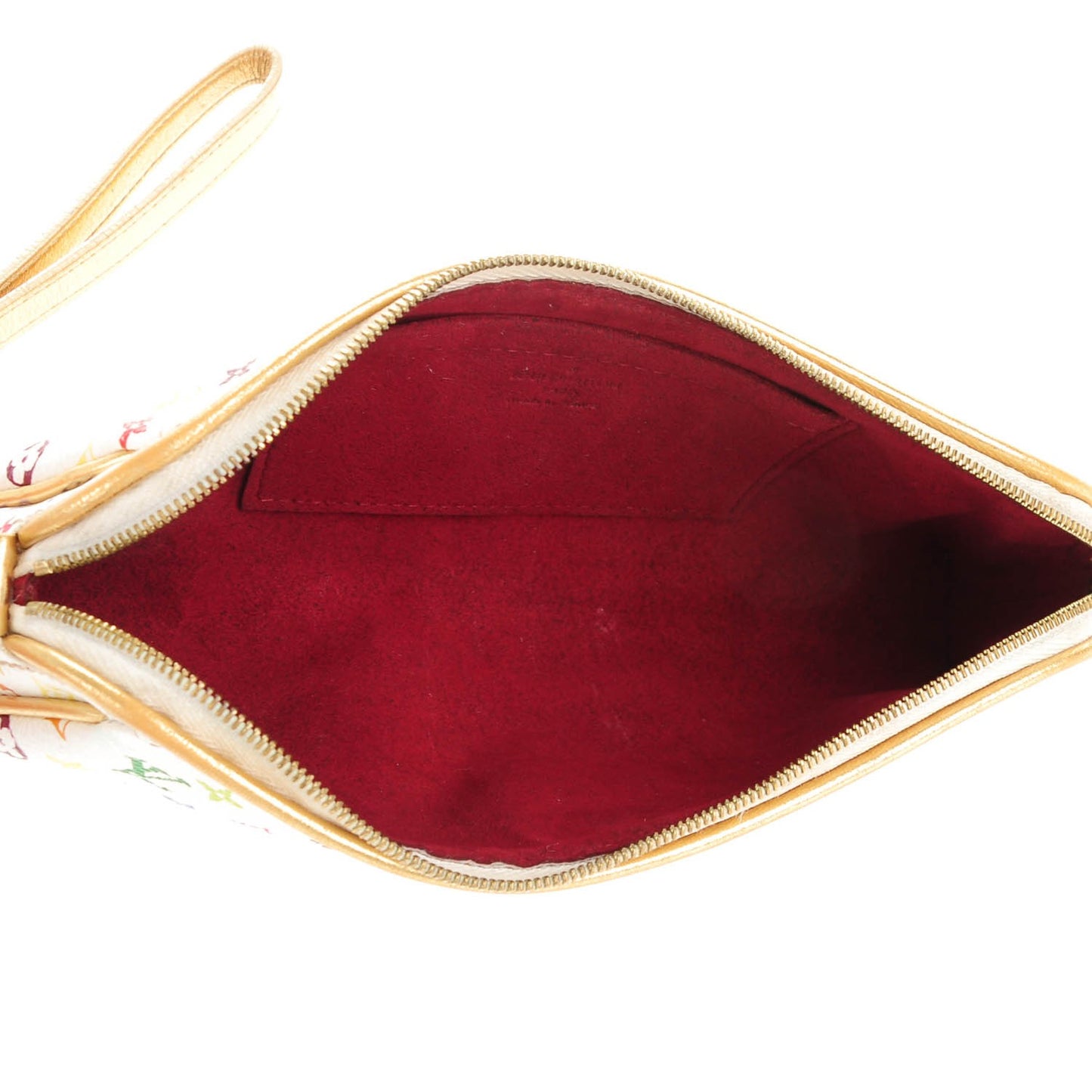 Monogram Multicolor Kate Clutch White