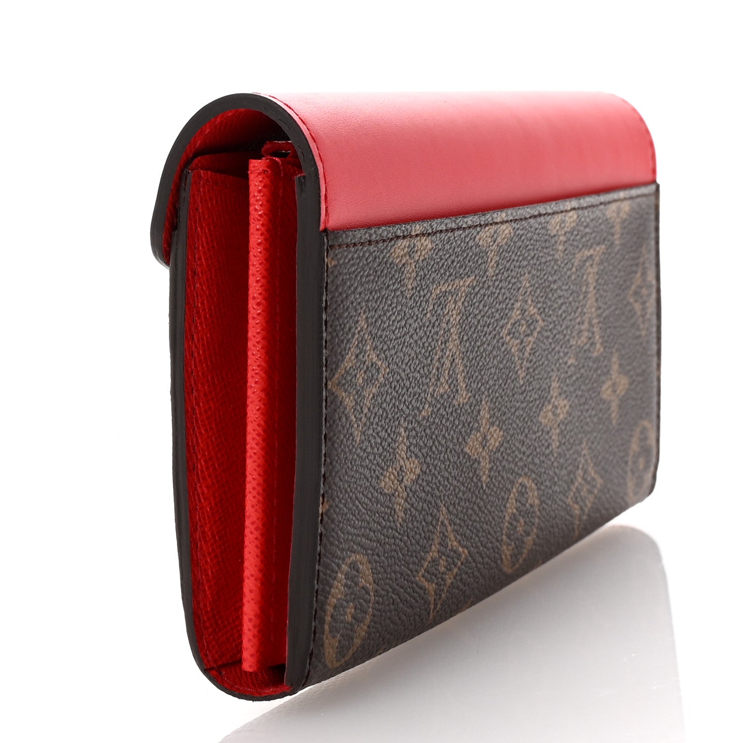 Louis Vuitton Monogram Tribal Mask Sarah Wallet Rouge 3 of 7