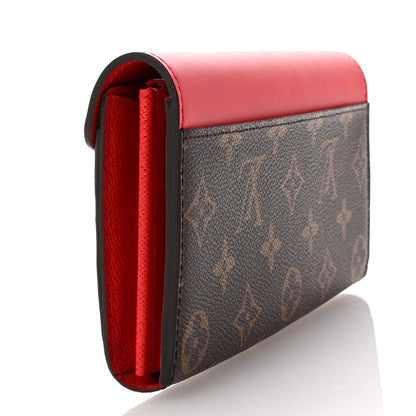 Louis Vuitton Monogram Tribal Mask Sarah Wallet Rouge 3 of 7