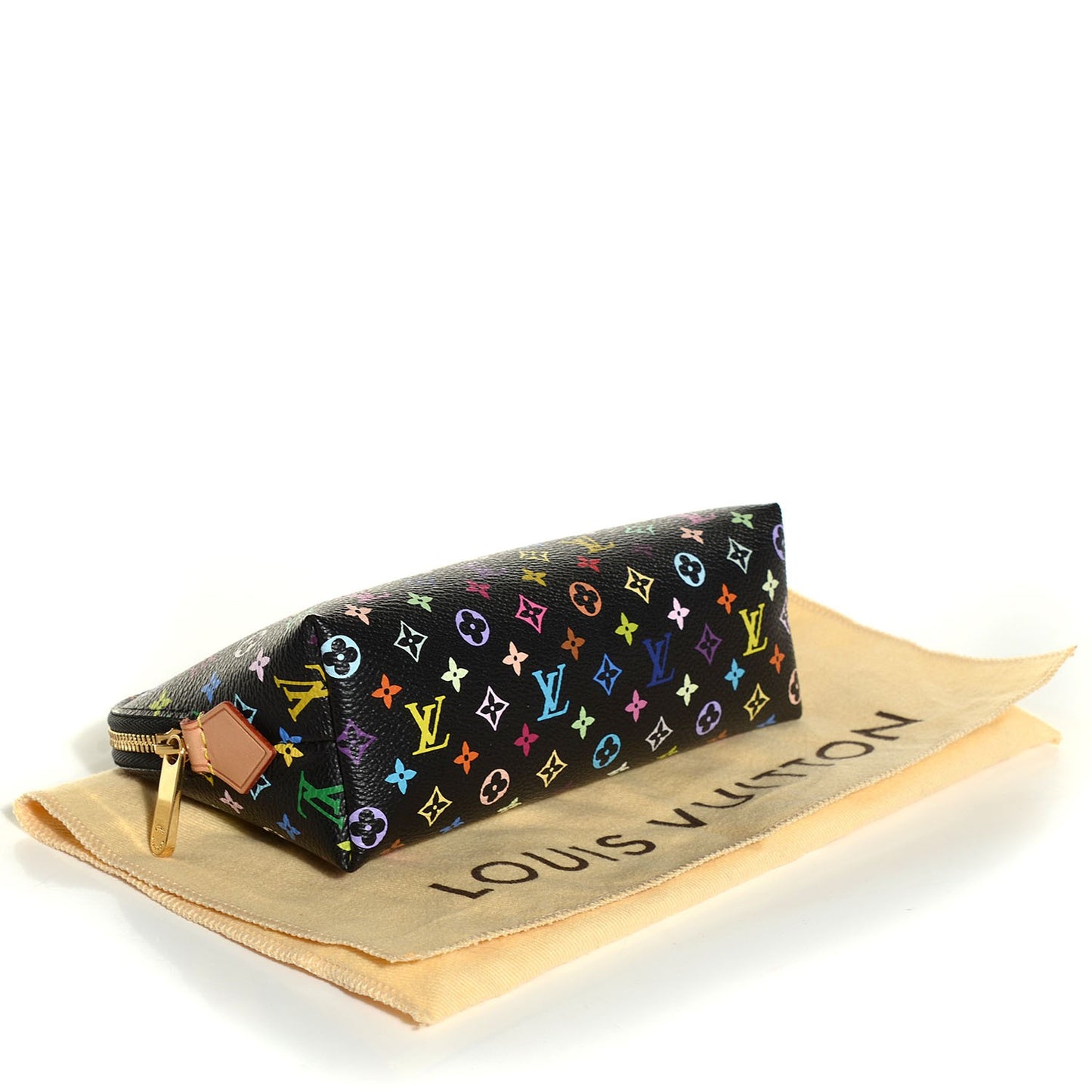 Monogram Multicolor Cosmetic Pouch Black Grenade