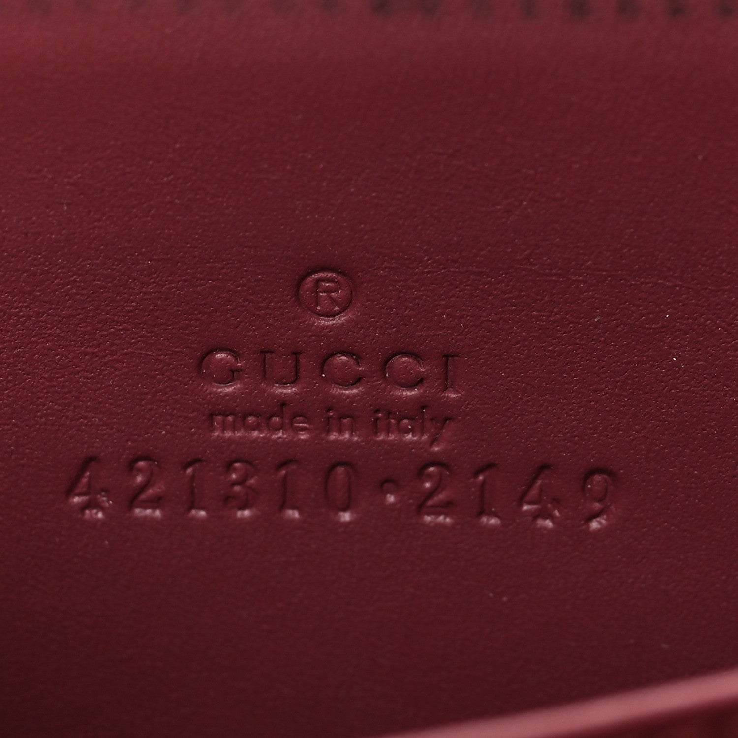 Gucci GG Supreme Monogram Blooms Zip Around Card Case Wallet Beige Multicolor Dry Rose 6 of 6