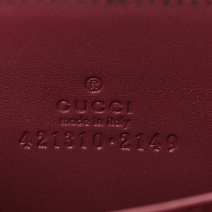 Gucci GG Supreme Monogram Blooms Zip Around Card Case Wallet Beige Multicolor Dry Rose 6 of 6
