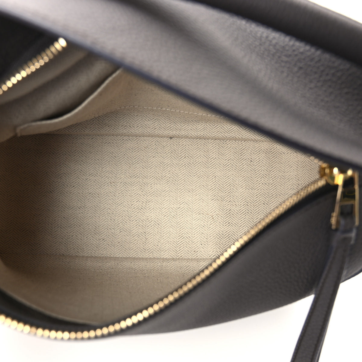 Loewe Grained Calfskin Small Puzzle Edge Bag Dark Grey 5 of 11