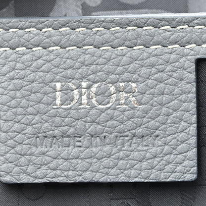 Christian Dior Grained Calfskin Large Saddle Messenger Bag Deep Grey 6 of 12