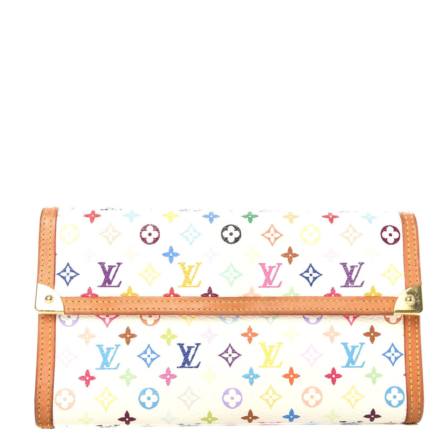 Monogram Multicolor Porte Tresor International Wallet White