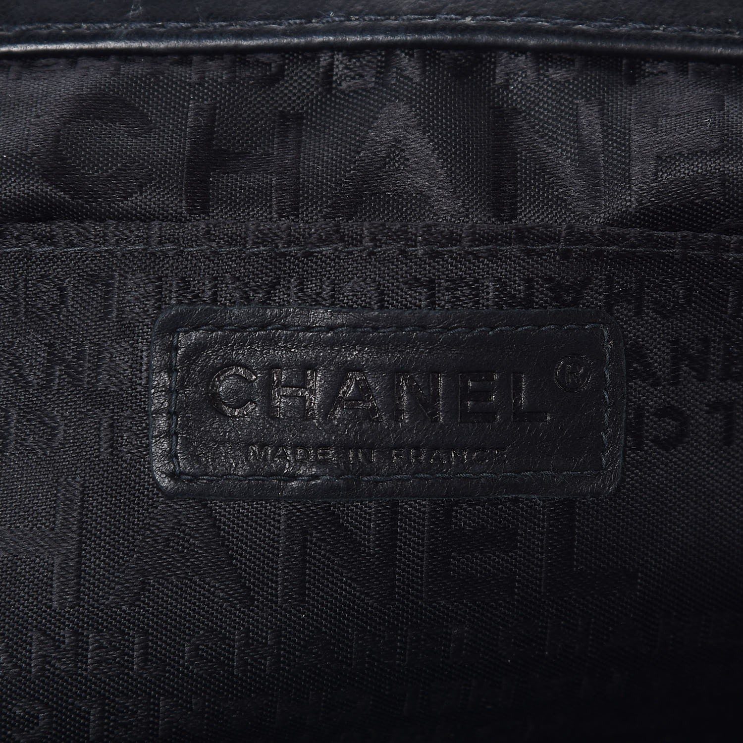 Chanel Lambskin Chain Embellished Frame Tote Black 6 of 11