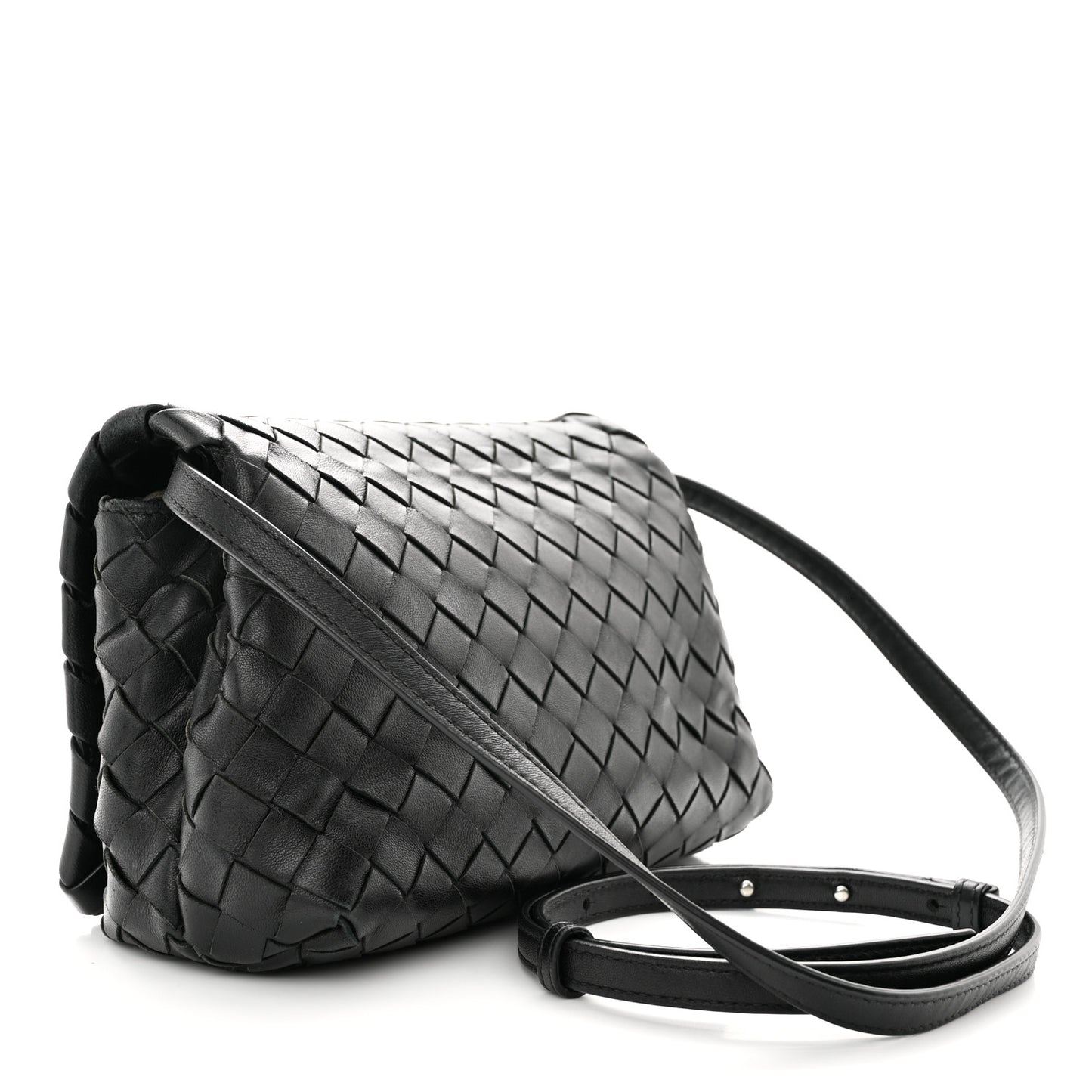 Nappa Intrecciato New Olympia Mini Bag Black