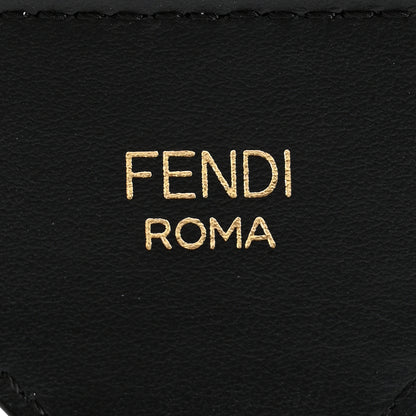Fendi Cannete Ribbon Poly Vitello Century Logo Adjustable Strap You Lollipop Limon Black 3 of 7