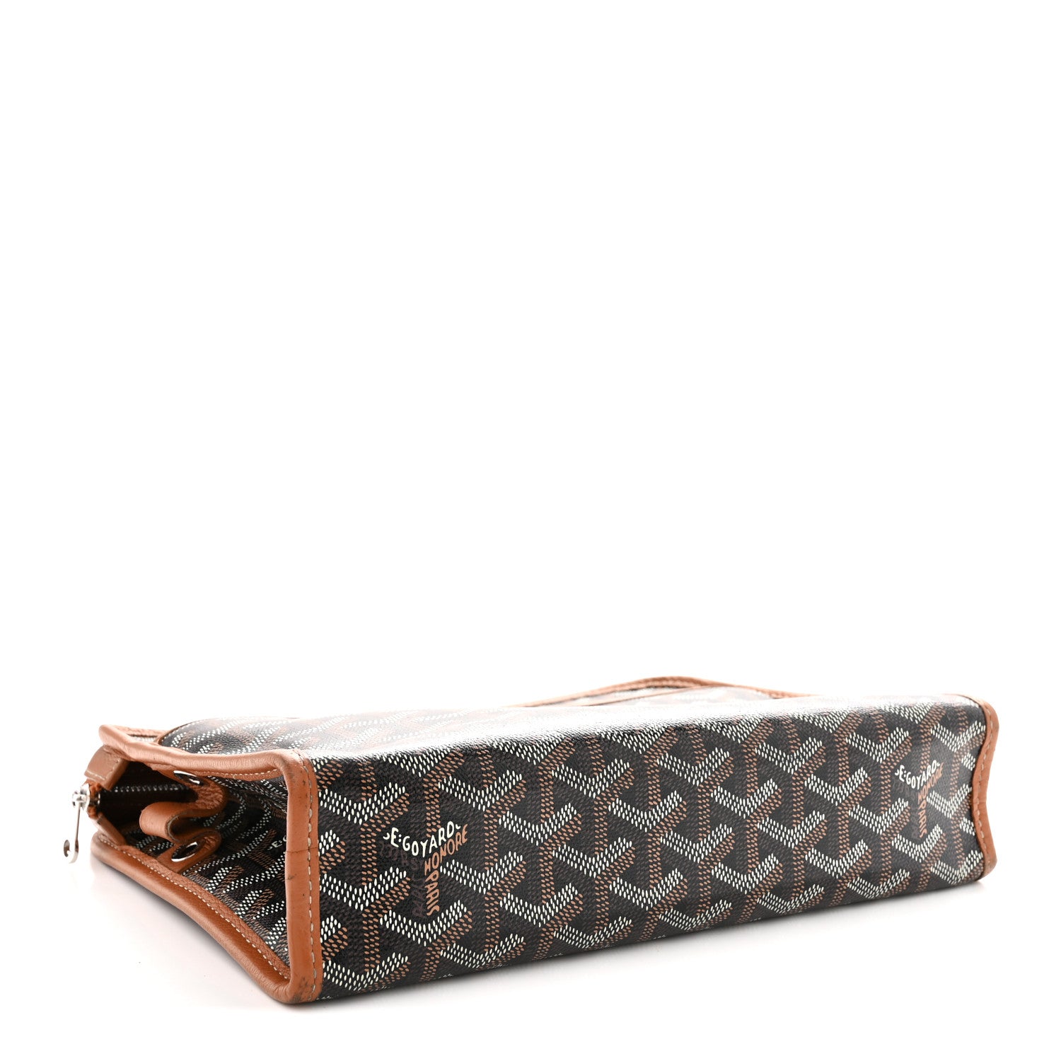 Goyard Goyardine Jouvence MM Toiletry Pouch Black Gold 4 of 10