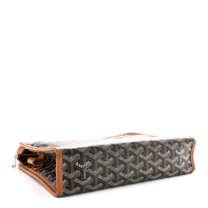Goyard Goyardine Jouvence MM Toiletry Pouch Black Gold 4 of 10