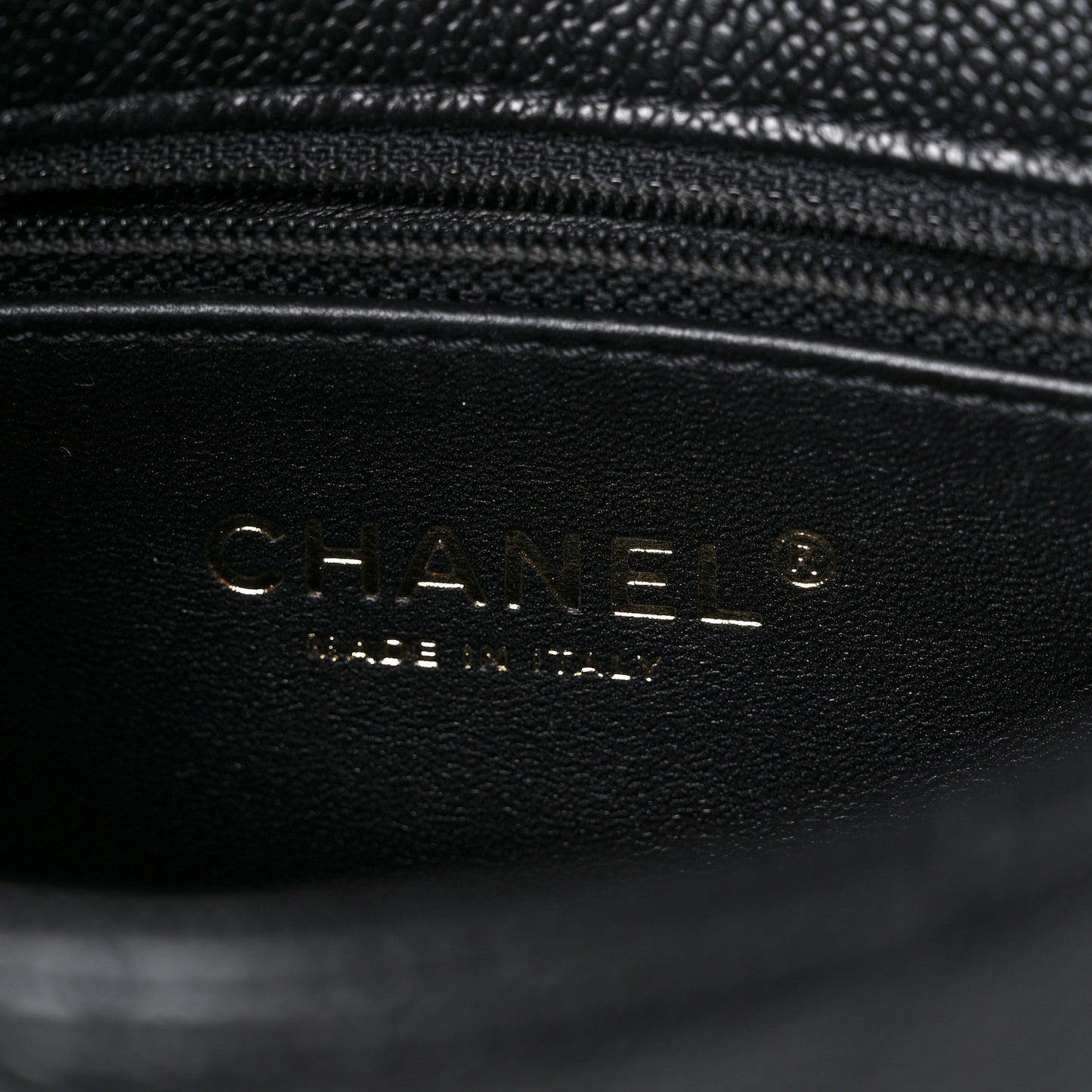 Caviar Quilted Mini Sweetheart Flap Black