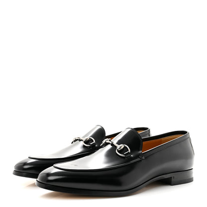 Gucci Betis Glamour Calfskin Mens Jordaan Loafers 10.5 Black 3 of 9