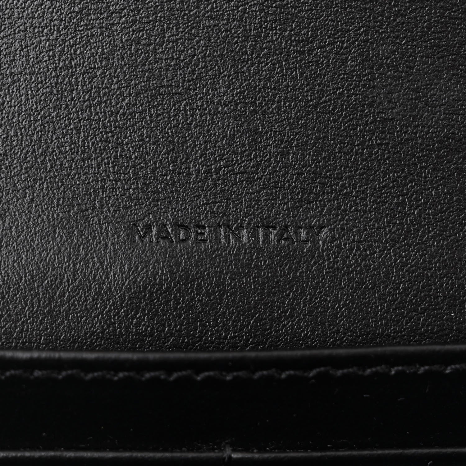 Celine Shiny Calfskin Triomphe Margo Wallet on Chain Black 7 of 11