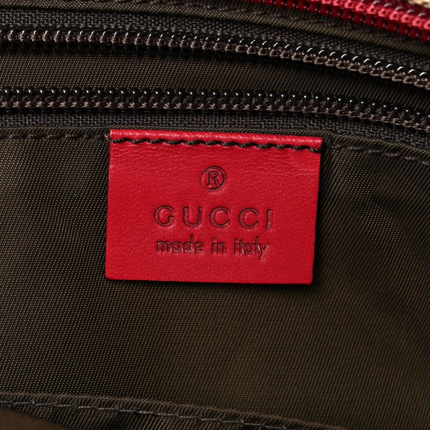 Monogram Web Large Diaper Tote Red