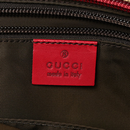 Gucci Monogram Web Large Diaper Tote Red 6 of 13