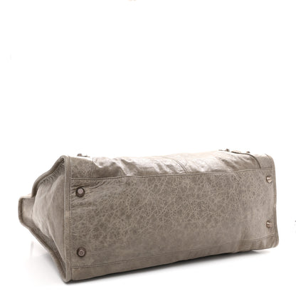 Balenciaga Agneau Giant 21 Rose Gold Hardware Weekender Gris Poivre 5 of 14
