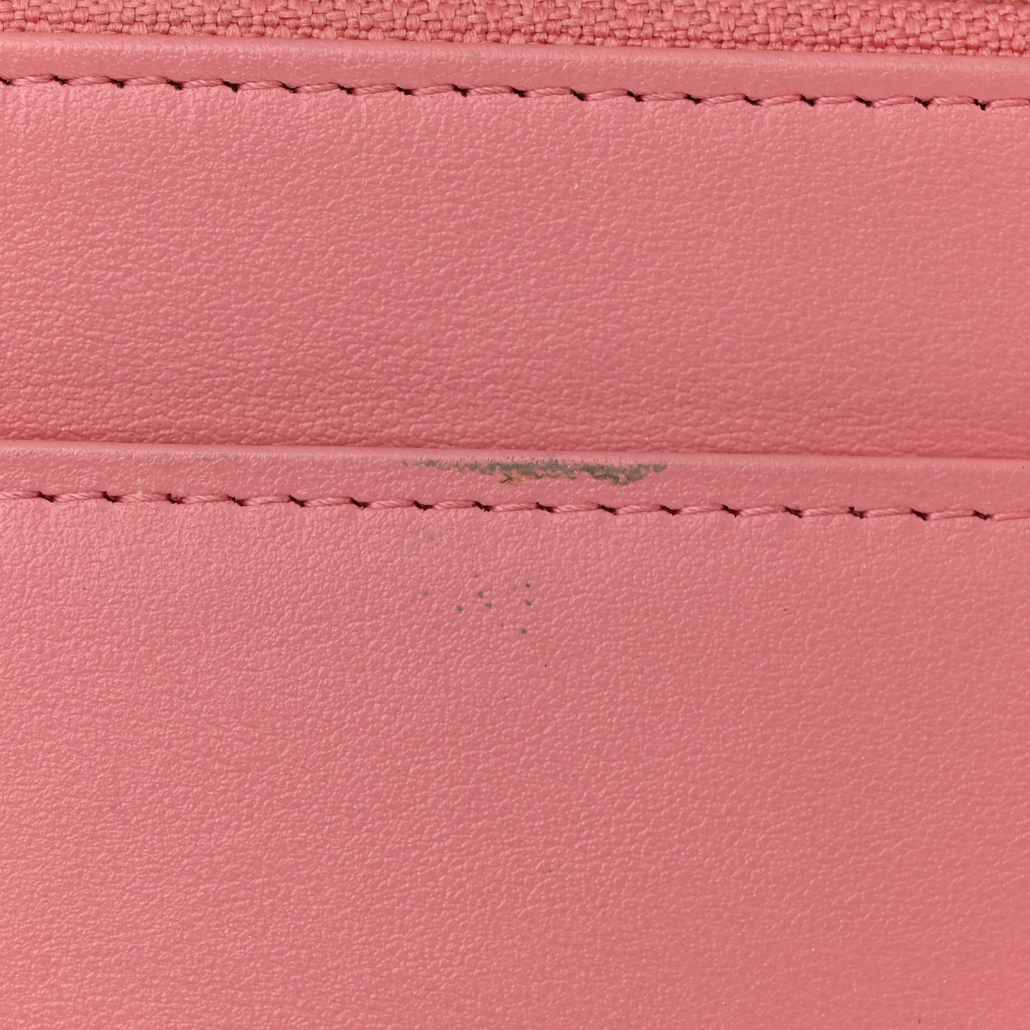 Caviar Camellia Embossed Wallet On Chain WOC Light Pink