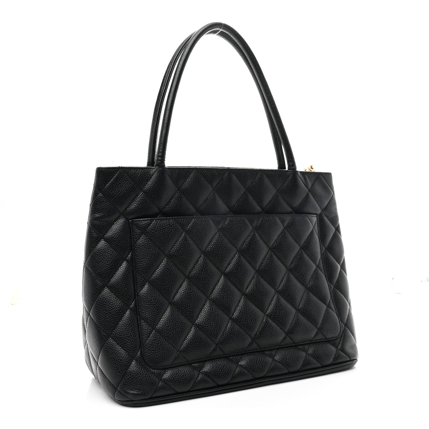 Chanel Caviar Quilted Medallion Tote Black 3 of 10