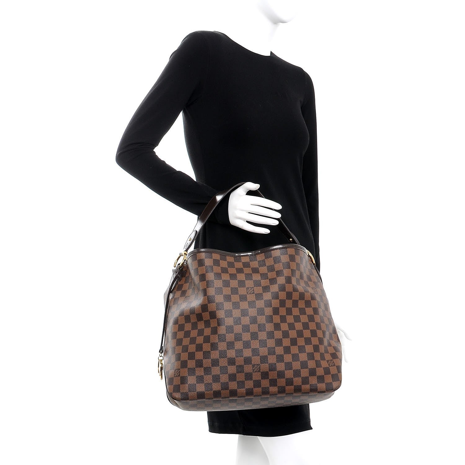 Louis Vuitton Damier Ebene Delightful MM 2 of 8