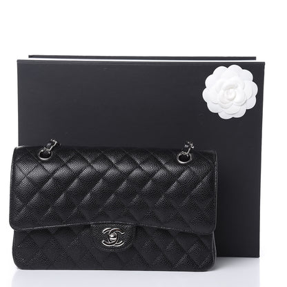 Chanel Caviar Quilted Medium Double Flap Black 10 of 10