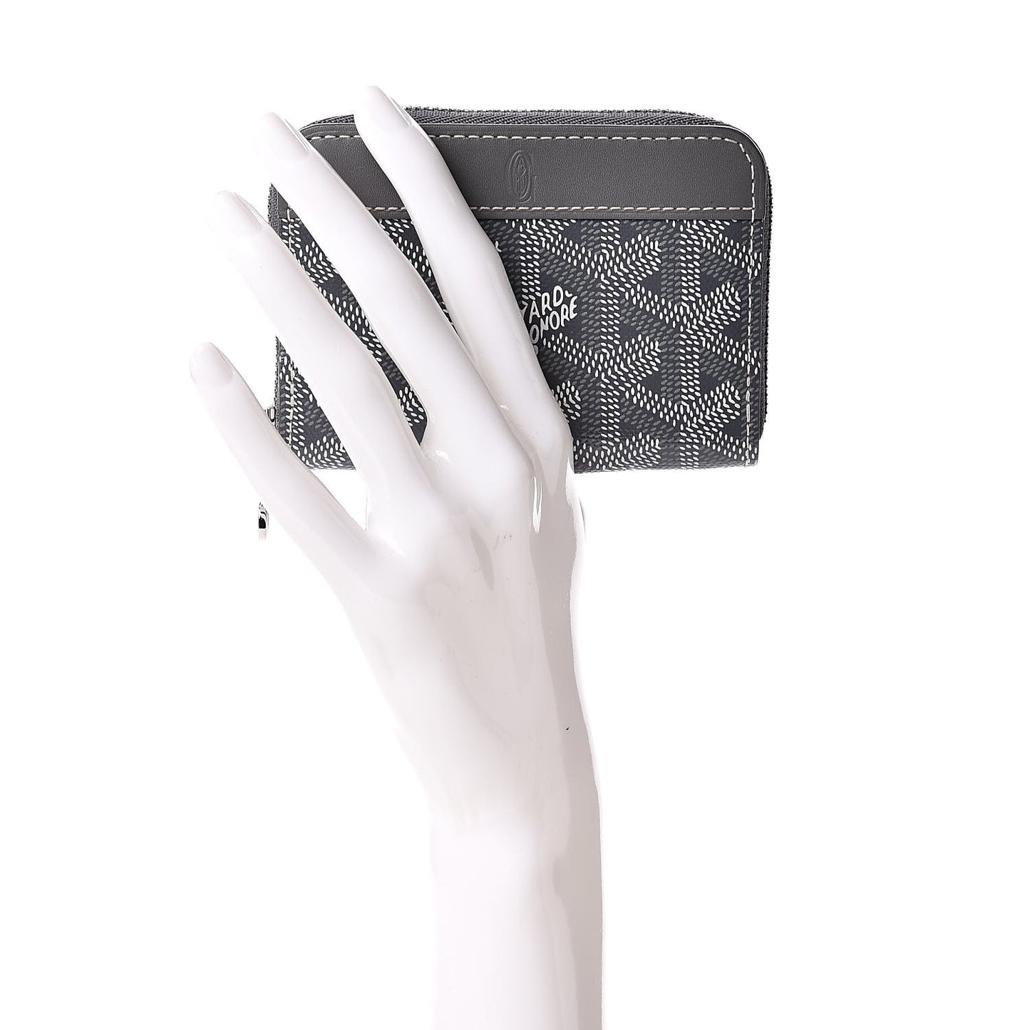 Goyardine Compact Wallet Grey