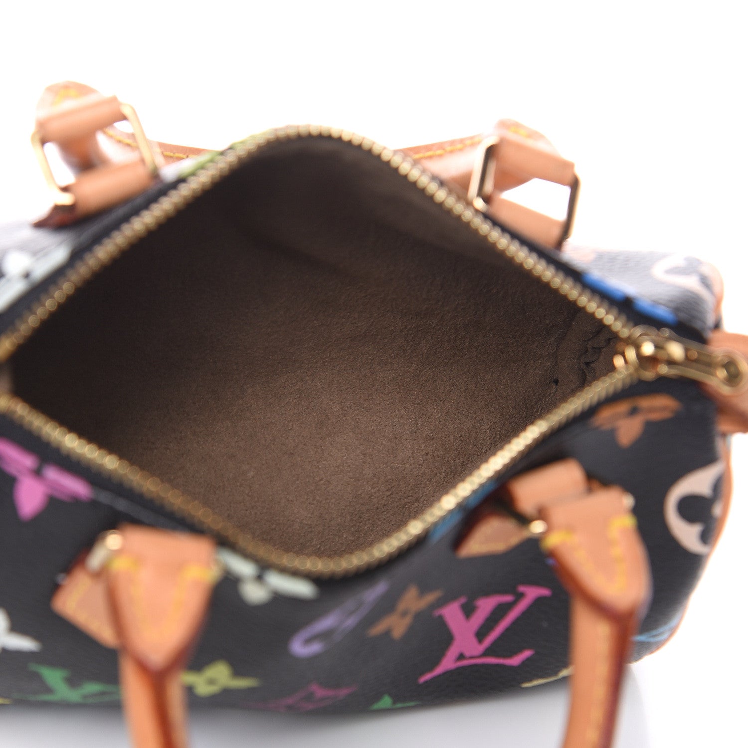 Louis Vuitton Monogram Multicolor Mini Sac HL Speedy Black 5 of 11