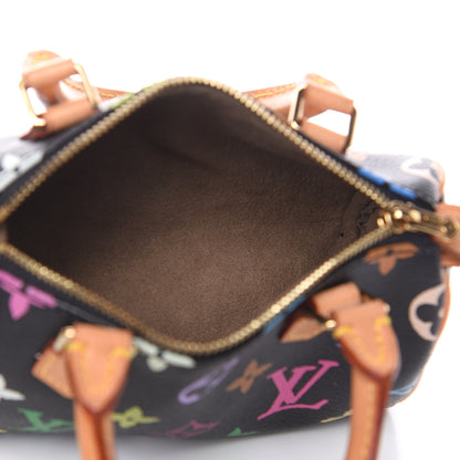 Louis Vuitton Monogram Multicolor Mini Sac HL Speedy Black 5 of 11