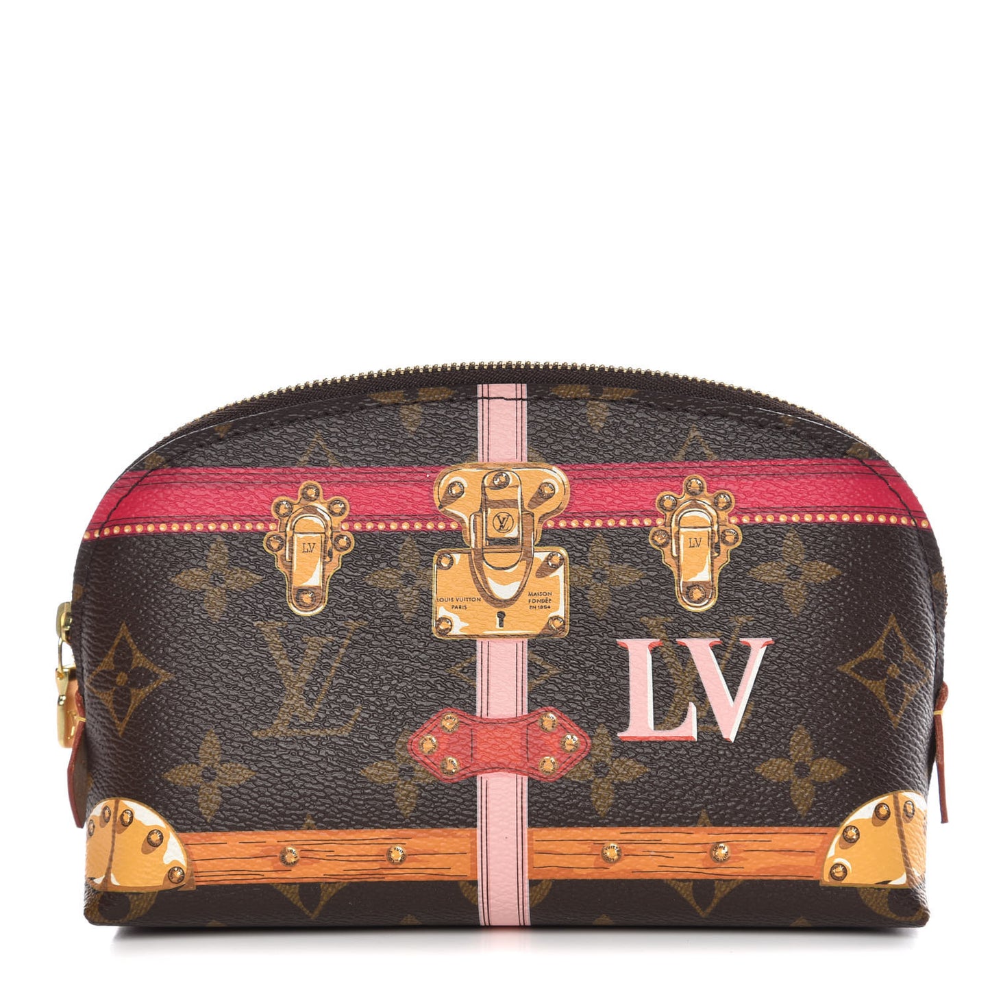 Monogram Summer Trunks Cosmetic Pouch PM