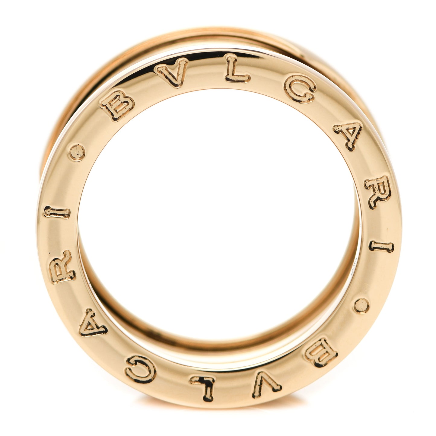 18K Yellow Gold B.Zero1 Four-Band Ring 57 8