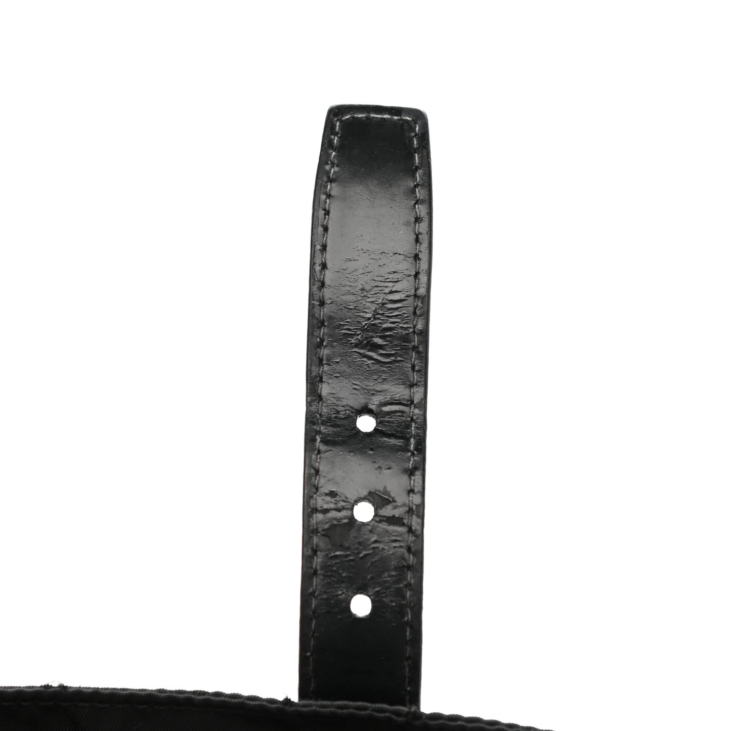 Nylon Vela Messenger Bag Black