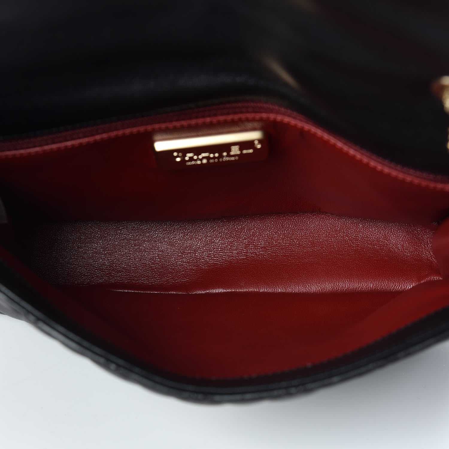 Chanel Lambskin Quilted Medium Westminster Pearl Flap Black 7 of 10