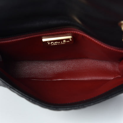 Chanel Lambskin Quilted Medium Westminster Pearl Flap Black 7 of 10