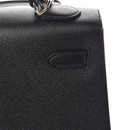 Hermes Epsom Kelly Sellier 32 Black 10 of 36
