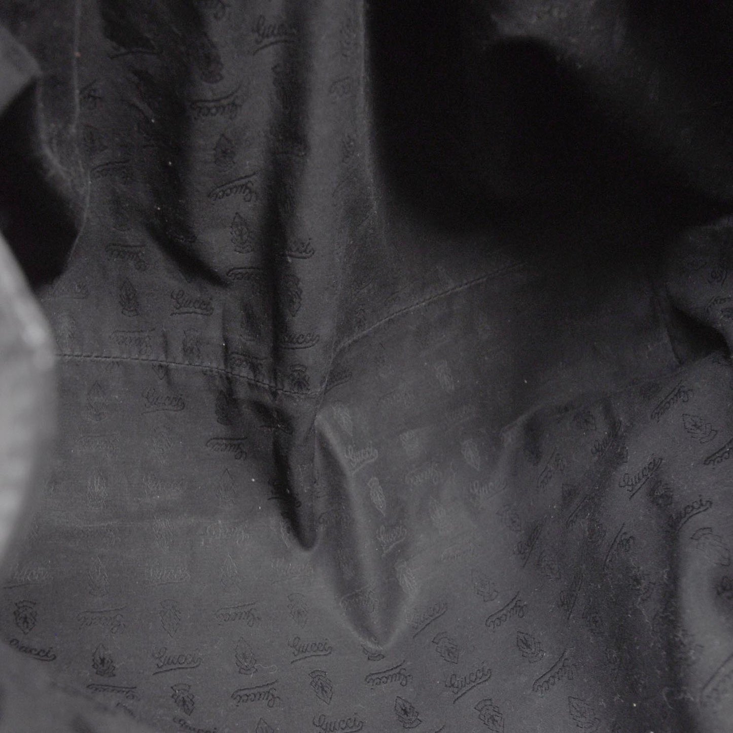 Guccissima Large Sukey Tote Black