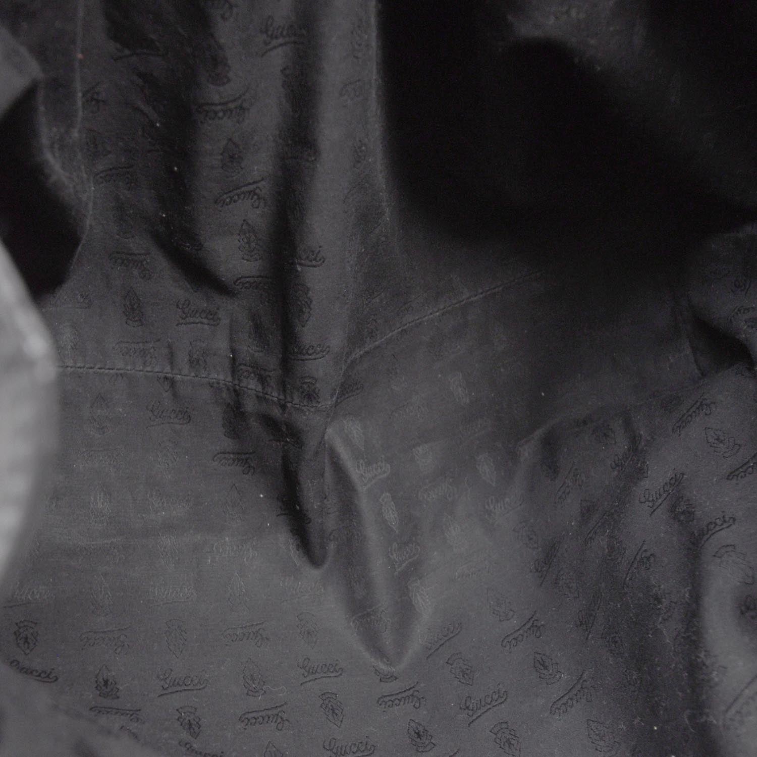 Gucci Guccissima Large Sukey Tote Black 6 of 6